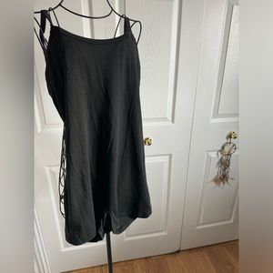 Short tang-top romper